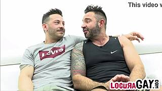 locuragay - john brachalli pounds martín mazza hard on the sofa