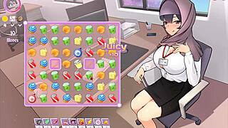 3D animated tits bouncing in Tsundere Milf hentai game