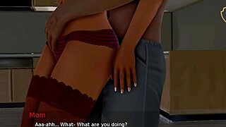 Voyeur watches big ass getting creampied in uncensored scene