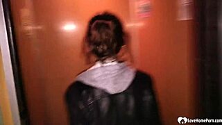 the kinky stepdaughter bent over outdoors craves getting shafted hard by her horny amateur partner