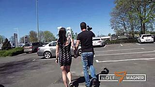 Milf Slut Julia Exclusiv Bangs Hard in Public Casting Scene