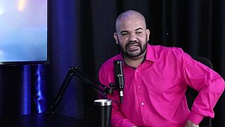 Paulo Avelar and Victoria Beatriz stun in sheer red at hot cast.