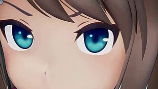 maya from kantai collection anime gets wild in hentai scene