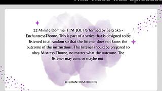 personal femdom jerk off instructions with denial