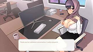 3D animated tits bouncing in Tsundere Milf hentai game