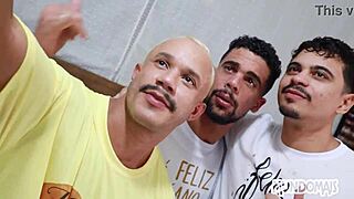 Hey, my buddies loved the New Year gifts and repaid with bareback fun!