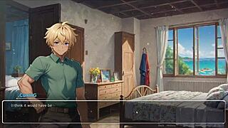 what’s next in this hentai game ep 3? teasing her boyfriend voyeur style!