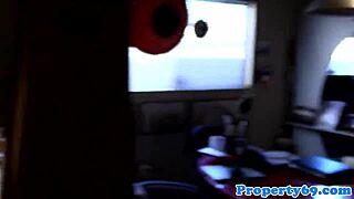 realtor seduces buyer with a hot blowjob before doggystyle pounding