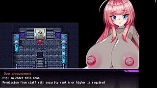 defeating enemies, rescuing cute slaves with big tits in hentai game 😍