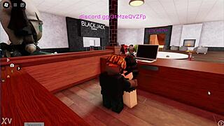 Cheating Roblox girl craves massive BBC action. She can't resist the size!