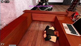 Cheating Roblox girl craves massive BBC action. She can't resist the size!