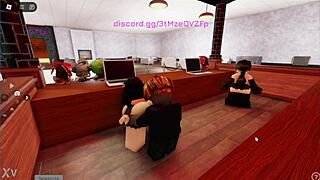 Cheating Roblox girl craves massive BBC action. She can't resist the size!