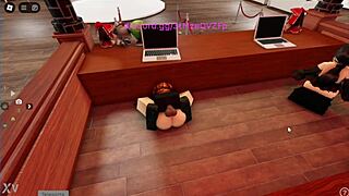 Cheating Roblox girl craves massive BBC action. She can't resist the size!