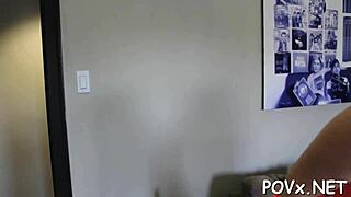 Naked teen angels in rough POV sex with tight pussy