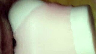 my first time cumming with a pussy toy