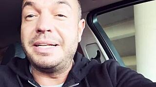 Blonde german slut fucked publicly in parking garage