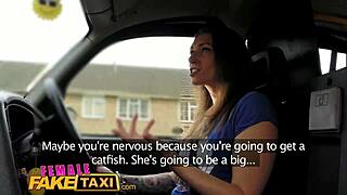 FemaleFakeTaxi: Horny Tattooed Driver Gets Sticky Facial After Wild Ride