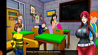 omg, this adorable little 18+ hentai milf has big tits and is so charming 😍