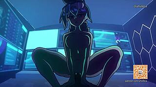 animation 2d with cool riding scenes in hentai