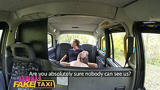 FemaleFakeTaxi: Horny Tattooed Driver Gets Sticky Facial After Wild Ride