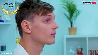 Creamy Twink Gets Erotic Massage with Intense Blowjob in HD