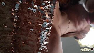 Latina bent over for doggy style with big tits and cock