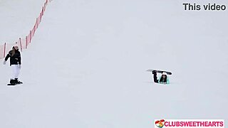 From snowboarding adventures with Alice Flore and Amelia Ost