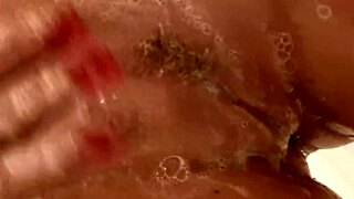 I, Nikki Benz, soaps up my tits while masturbatin' in the shower.