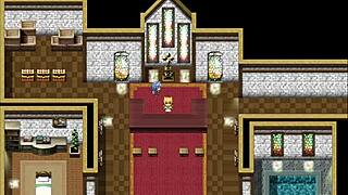 adventurer karen is cursed to always be horny, exploring her big tits and ass in hentai part 1