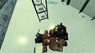 roblox got me banging a sexy black nun in wild action