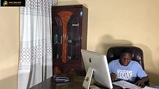 my hr fucked me hard because i didn't clean his office before he came in on monday morning