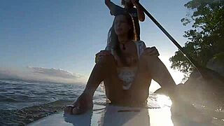 Ana Rothbard Has Sex on Rocks at Dusk