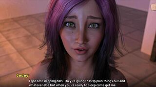 WVM 138 Provides Detailed Instructions to Girlfriends in Erotic 3D Anime Scene