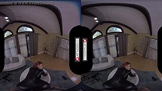 Black Widow Rides Cock!