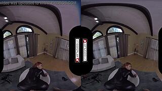 Black Widow Rides Cock!