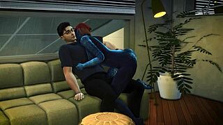 Wow, Check Out Mystique in 3D Hentai Preview!