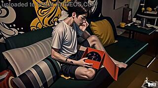 Nerdy Girl Possessed by Demon Fucks Curvy Bitches Hard