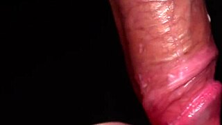 Beautiful neighbor gives great sloppy blowjob with red lipstick