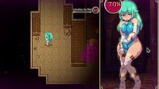 My futa mage Kanade lost control with a pussy toy in dungeon quest redo part 2.
