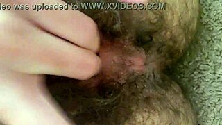 Fingering My Hairy Slutty Hole Up Close With Wild Small Tits