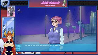Monster muscle men in night school in anime game