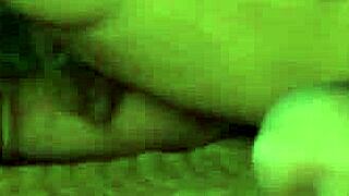 Blonde Gina Gerson Threesome by Campfire