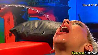 Urine Drinker Eats Cum After Wild Blowbang and Handjob Session