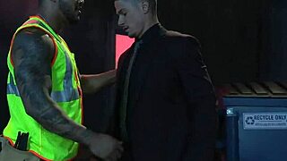 hey, watch this submissive gay toy get pounded by huge cock