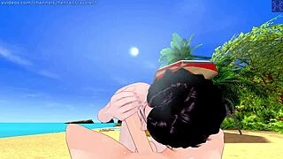 Quick Bayonetta action in 3D cartoon style