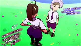 In this anime, girls perform assjobs, twerk, and blowjobs in a compilation