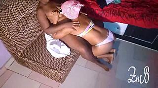 horny girls explored lesbian pussy play with fingering for their first wild time