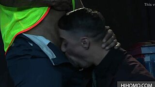 hey, watch this submissive gay toy get pounded by huge cock