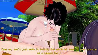 Quick Bayonetta action in 3D cartoon style