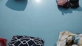 busty asian babe does fruit fetish with banana